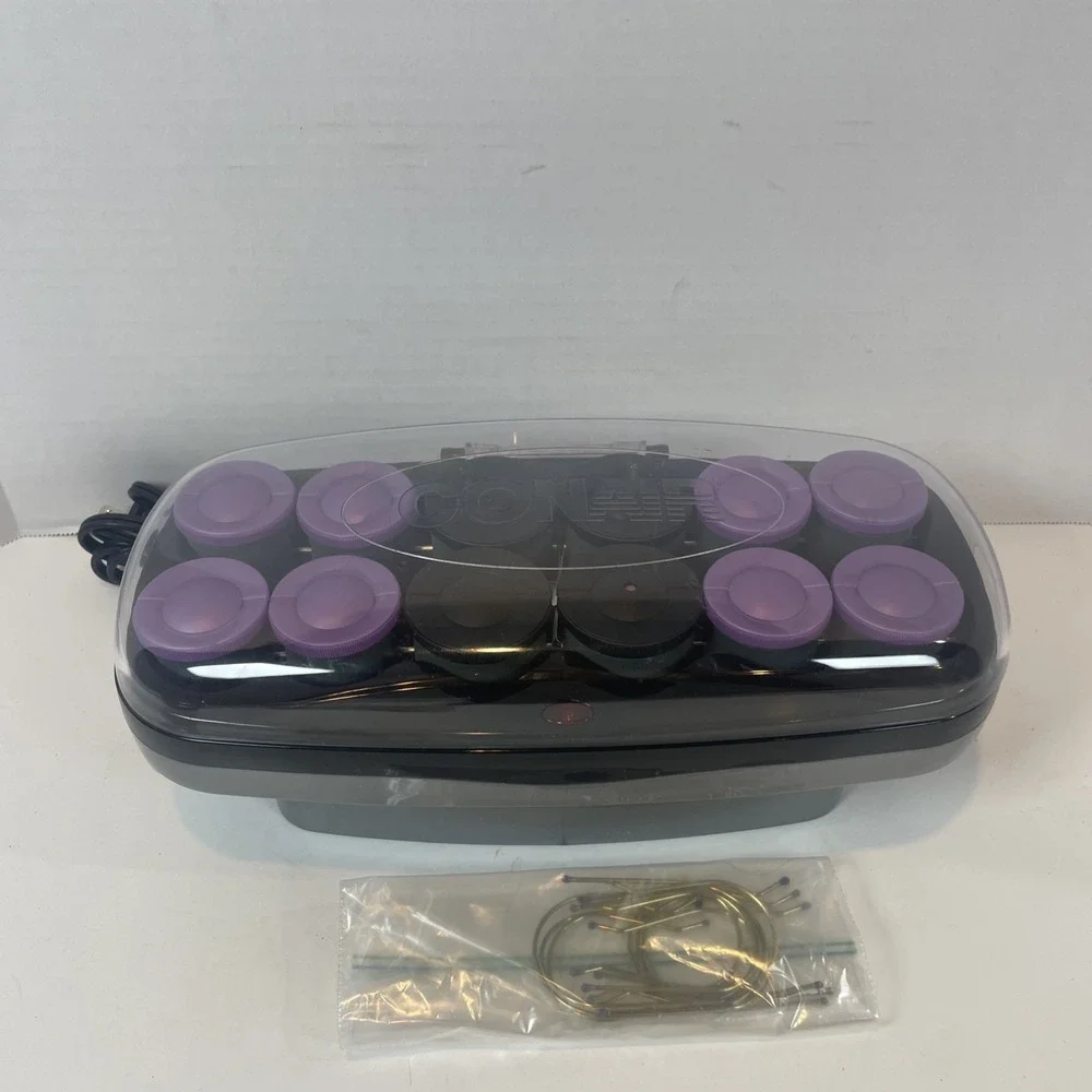 Conair Hair Setter Women Purple CHV14X Instant Heat Velvet Rollers 12 Count